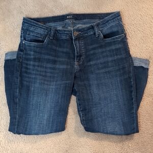 Kut from the Kloth Dark Wash Cropped Jeans